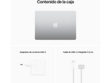 Apple MacBook Air (2022), 13,6 Retina, Chip M2 de Apple, GPU 8 Núcleos, 8 GB, 256 GB SSD, macOS, Teclado Magic Keyboard Touch ID, Plata