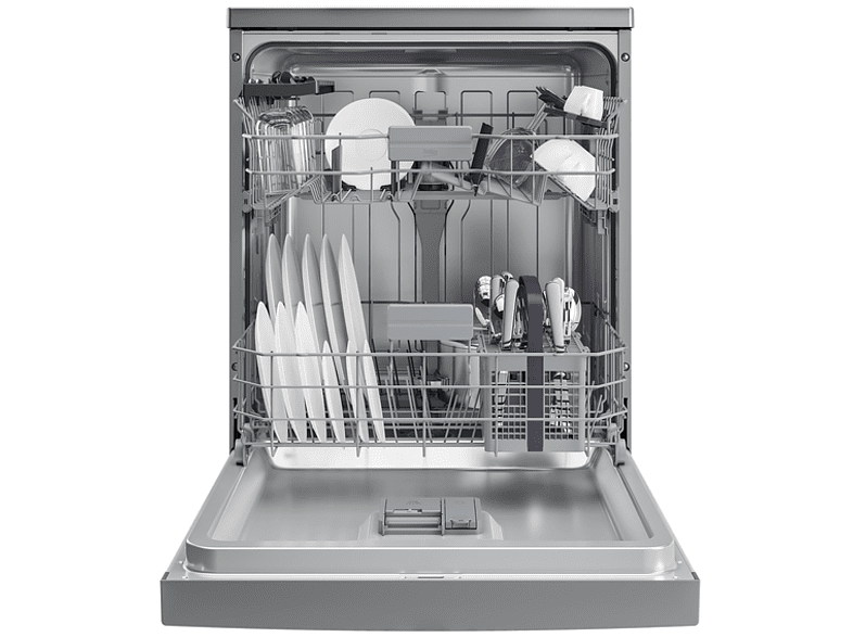 Lavavajillas - Beko BDFN26430XC, Independiente, 6 Programas, 14 servicios, 59.8 cm, Inox