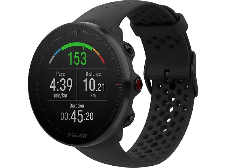 Reloj deportivo - Polar Vantage M, Negro, 1.2'', GPS, GLONASS, Frecuencia cardíaca, WR30, M/L