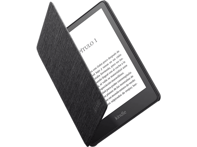 Funda - Amazon B08VZCBWN8, Para Kindle Paperwhite de 11.ª generación (modelo de 2021), Tipo libro, Tela, Negro