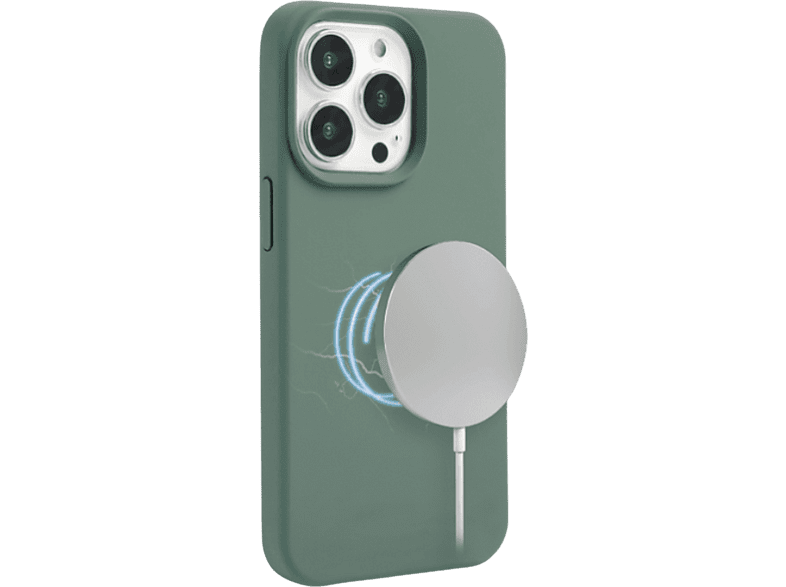Funda - ISY ISC-2421 MagiSY, Para Apple iPhone 13 Pro Max, Trasera, Silicona, Verde
