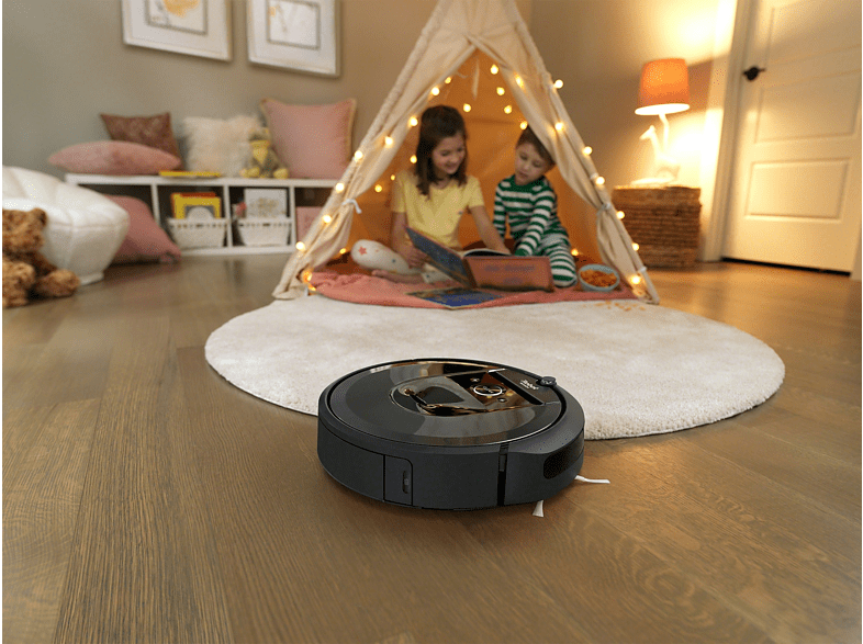 Robot aspirador - iRobot Roomba Combo i8, Robot aspirador y friegasuelos 2 en 1, 750W, 389 ml, 75 min, Negro