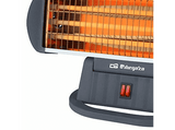 Estufa eléctrica - Orbegozo BP 0204 Potencia 1200W, Triple barra de cuarzo, 3 potencias