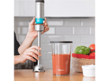 Batidora de mano - Cecotec Power TitanBlack 1200 XL, 1200 W, 800 ml, Cuchillas de 4 hojas, Inox