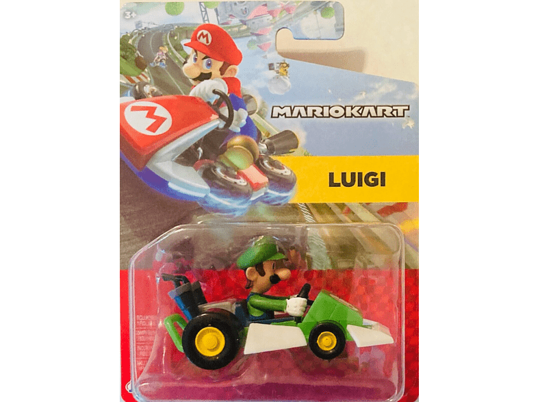 Figura - NINTENDO Super Mario Kart Racers Luigi, Verde