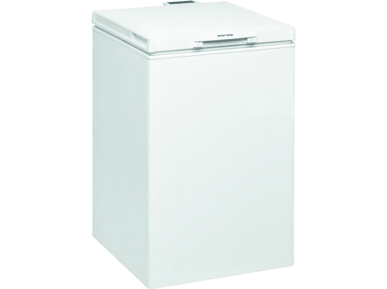 Congelador horizontal - Ignis CE1050, 75 W, 99 l, 86 cm, 41 dB, Control mecánico, Blanco