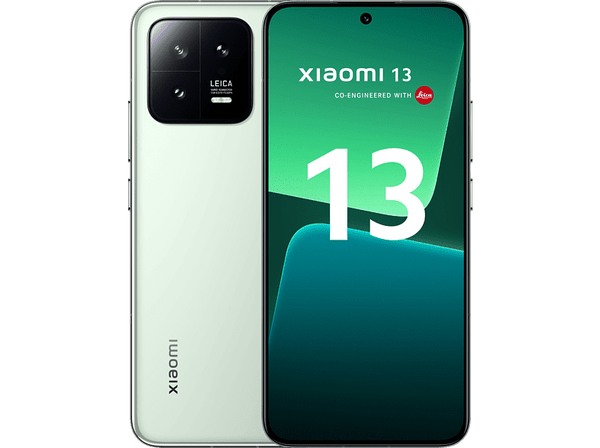 Móvil - Xiaomi 13, Verde, 256 GB, 8 GB RAM, 6.36" FHD+ AMOLED 120 Hz, Snapdragon® 8 Gen 2 , 4500 mAh, Android 13 - MIUI 14