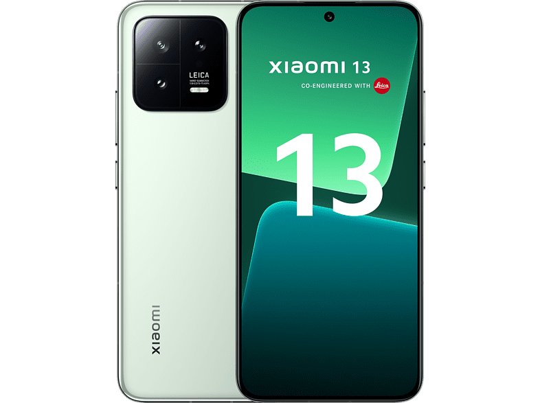Móvil - Xiaomi 13, Verde, 256 GB, 8 GB RAM, 6.36 FHD+ AMOLED 120 Hz, Snapdragon® 8 Gen 2 , 4500 mAh, Android 13 - MIUI 14