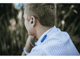Auriculares inalámbricos - ISY IBH-3001-WT, Botón Bluetooth, 5 h, Bluetooth, Micrófono, Magnéticos, Blanco
