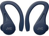 Auriculares deportivos - JVC HA-EC25TAU, Bluetooth, Autonomía 30 h, Micrófono, Asistente voz, Azul