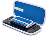 Funda - Power A ‎B09BC43S9C, Para Nintendo Switch y Switch Lite, Diseño Mario, Caucho, Azul