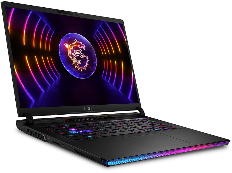 Portátil gaming - MSI Raider GE78HX 13VH-064ES, 17 QHD+, Intel® Core™ i9-13950HX, 64GB RAM, 2TB SSD, GeForce RTX™ 4080, Windows 11 Home Advanced