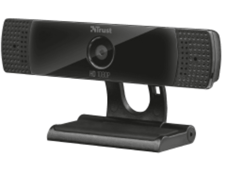 Webcam - Trust GXT 1160, Video Full HD, Con micrófono, USB, Negro