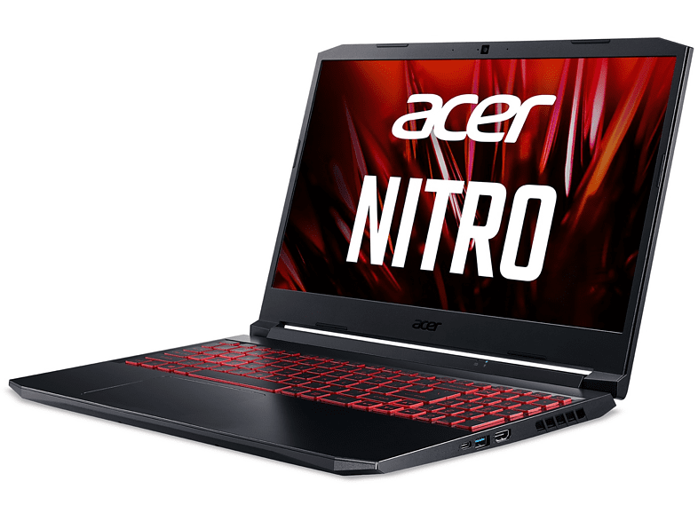 Portátil gaming - Acer AN515-57, 15.6 Full HD, Intel® Core™ i5-11400H, 8GB RAM, 512GB SSD, GeForce RTX™ 3050Ti, Sin sistema operativo