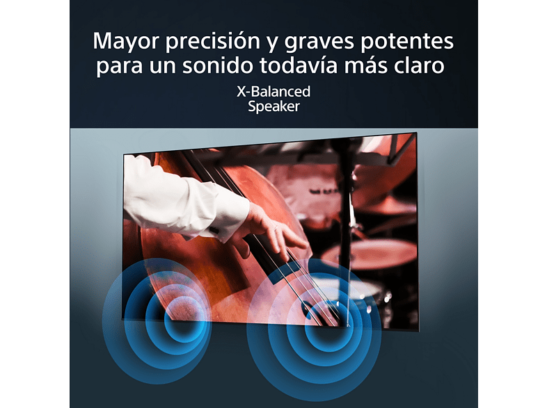 TV LED 43 - Sony BRAVIA 43X75WL, 4K HDR, Smart TV (Google TV), Google Assistant, Alexa, Siri, Bluetooth, Chromecast, Eco, BRAVIA Core, Marco Fino