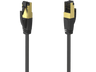 Cable Ethernet - Hama 00200692, Ethernet RJ-45, 1.5 m, Hasta 40 Gbps, Negro