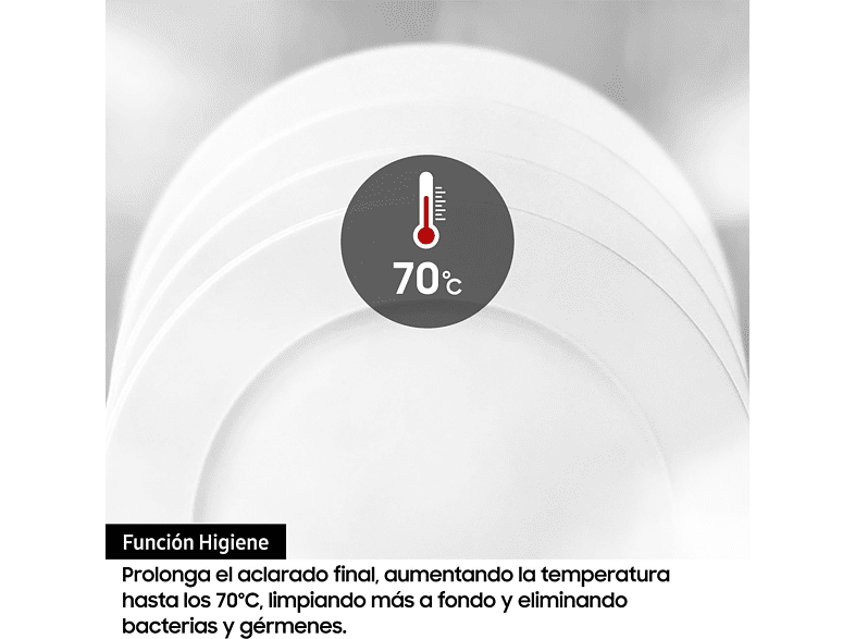 Lavavajillas - Samsung DW60M6050FS, 14 cubiertos, 7 programas, 60 cm, Inox