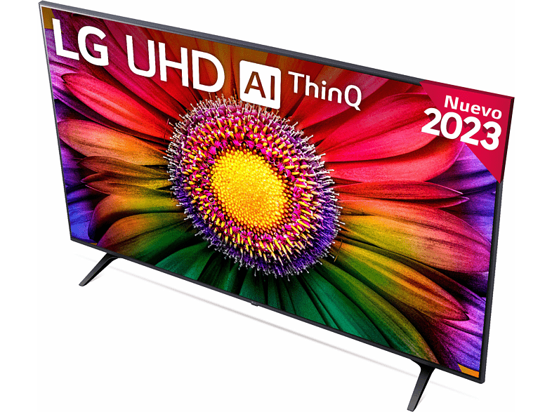 TV LED 55 - LG 55UR80006LJ, UHD 4K, Inteligente α5 4K Gen6, Smart TV, DVB-T2 (H.265), Azul Ceniza