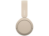 Auriculares inalámbricos - Sony WH-CH520, Bluetooth, 50 horas de autonomía, Carga rápida, 360 Audio, Conexión multipunto, Cascos estilo diadema, Beige