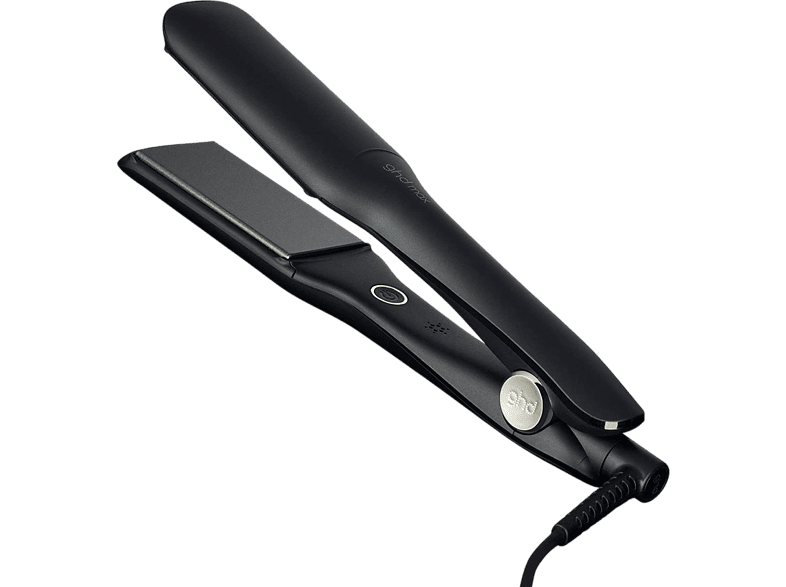 Plancha de pelo - GHD Max Styler, 185 °C, Calentamiento rápido 30 segundos, Tecnología Dual - Zone, Negro
