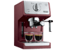 Cafetera express - De Longhi ECP33.21.R, 1100W, 15 bares, 1.1 L, Sistema Cappuccino, Rojo