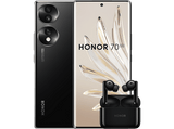 Móvil - HONOR 70, Black, 128 GB, 8 GB, 6.67 Full HD, Qualcomm Snapdragon 778G Plus 5G, Triple Cam 54MP, 4800mAh, Dual Sim + HONOR Earbuds 2 Lite