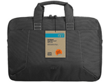 Maletín para portátil - ISY INB-1561-1, Portátil de hasta 15.6 , 100% Poliéster, Negro