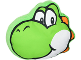 Peluche - Sherwood Super Mario - Yoshi Face, Cojín, 28 cm, Verde