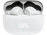 Auriculares inalámbricos - JBL Wave 200 TWS, True Wireless, De botón, Bluetooth 5.0, Hasta 20 h, IPX2, Blanco