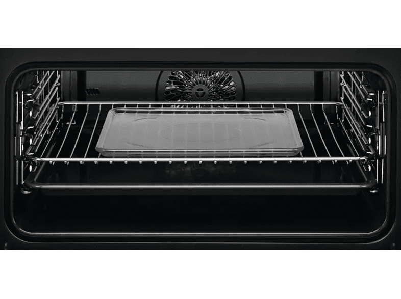 Horno - AEG KMK761080B, 43 l, Encastrable, Función Microondas + Grill, Control táctil, Negro