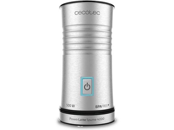 Espumador - Cecotec Power Latte Spume 4000. 3 en 1, Calienta, Espuma en Frío o en Caliente