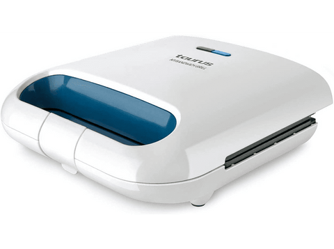Sandwichera - Taurus My Sandwich Grill, 800W, Placas grill antiadherentes, Asa toque frío, Blanco