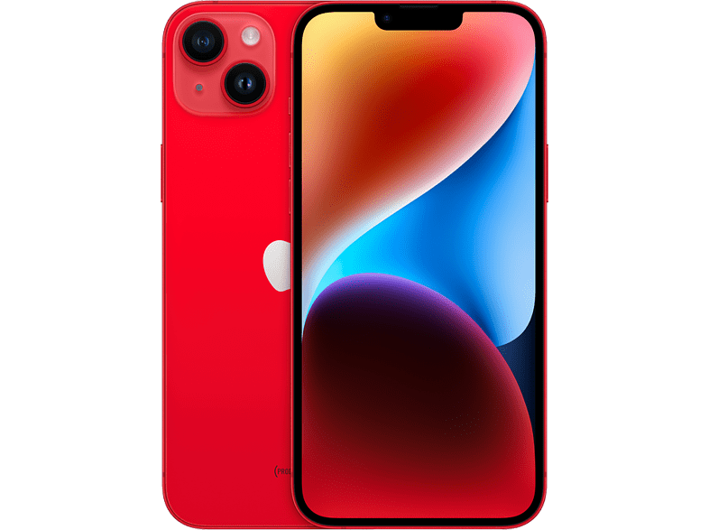 Apple iPhone 14 Plus, PRODUCT (RED), 256GB, 5G, 6.7  Pantalla Super Retina XDR, Chip A15 Bionic, iOS