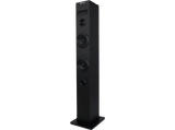 Torre de sonido - NGS Skycharm, 50 W, Bluetooth, USB, Aux input, Radio FM, Pantalla LED, Entrada óptica, Negro