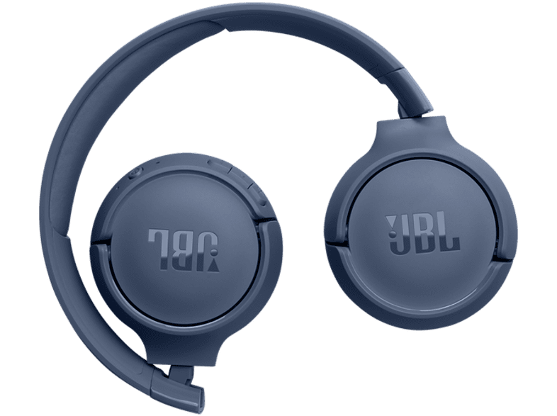 Auriculares inalámbricos - JBL Tune 520BT, Bluetooth 5.3, Autonomía 57 horas, Plegables, Azul