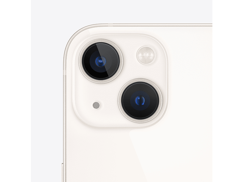 Apple iPhone 13, Blanco estrella, 256 GB, 5G, 6.1 OLED Super Retina XDR, Chip A15 Bionic, iOS
