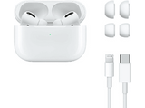 Auriculares inalámbricos - Apple AirPods Pro, True Wireless, Chip H1, Siri, IPX4 + Estuche carga inalámbrico