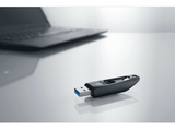 Memoria USB 32 GB - Sandisk Ultra, USB 3, Velocidad de hasta 100mb/sg, Negro