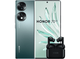 Móvil - HONOR 70, Green, 128 GB, 8 GB, 6.67 Full HD, Qualcomm Snapdragon 778G Plus 5G, Triple Cam 54MP, 4800mAh, Dual Sim + HONOR Earbuds 2 Lite