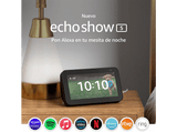 Pantalla inteligente con Alexa - Amazon Echo Show 5 (2ª gen, mod. 2021), HD 5,5”, 2 MP, Blanco