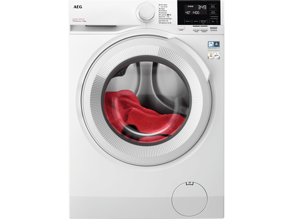 Lavadora carga frontal - AEG LFR6114O2B, 10 kg, 1400 rpm, 10 programas, Blanco