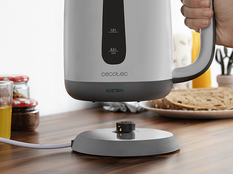 Hervidor - Cecotec ThermoSense 170, 1.7L, 2200W, Libre de BPA, Filtro antical