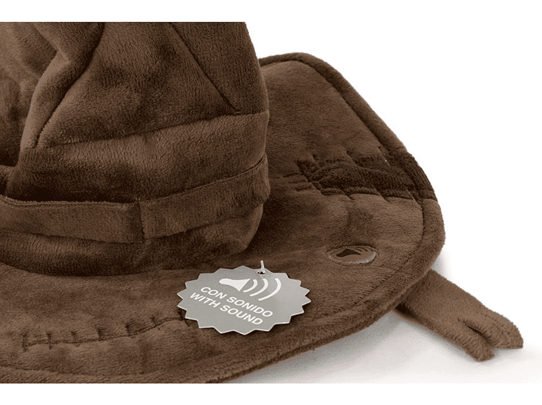 Peluche - Avance Sombrero Seleccionador de Harry Potter, 28 cm, Con sonido, Marrón