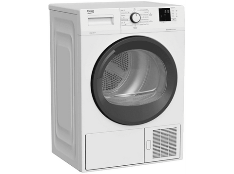 Secadora - Beko DHS 8413 GA1, Bomba de calor, 8 Kg, Blanco