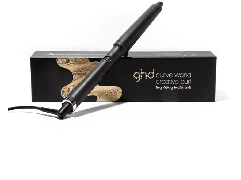 Rizador - GHD Curve Creative Curl, Cerámica, 185 °C, Negro