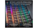 Teclado gaming - Newskill Gungnyr Pro, USB, Retroiluminación RGB, Blanco