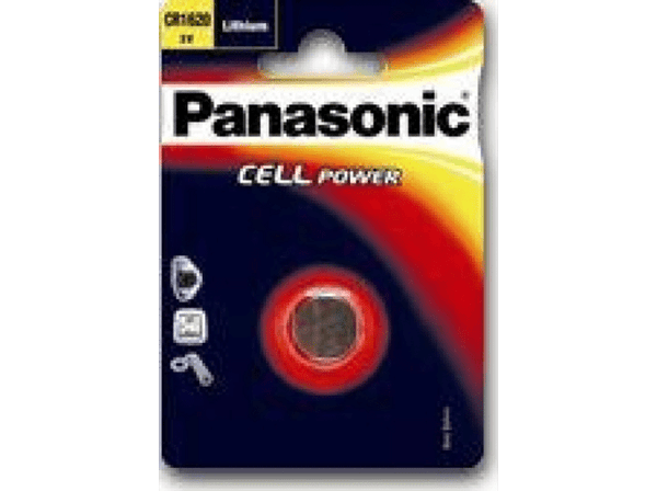 Pila camara fotografica - Panasonic CR 2016, Botón, 3 V, 90 mAh
