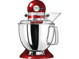 Robot de cocina - Kitchen Aid Artisan, 300 W, 4.8 L, Rojo