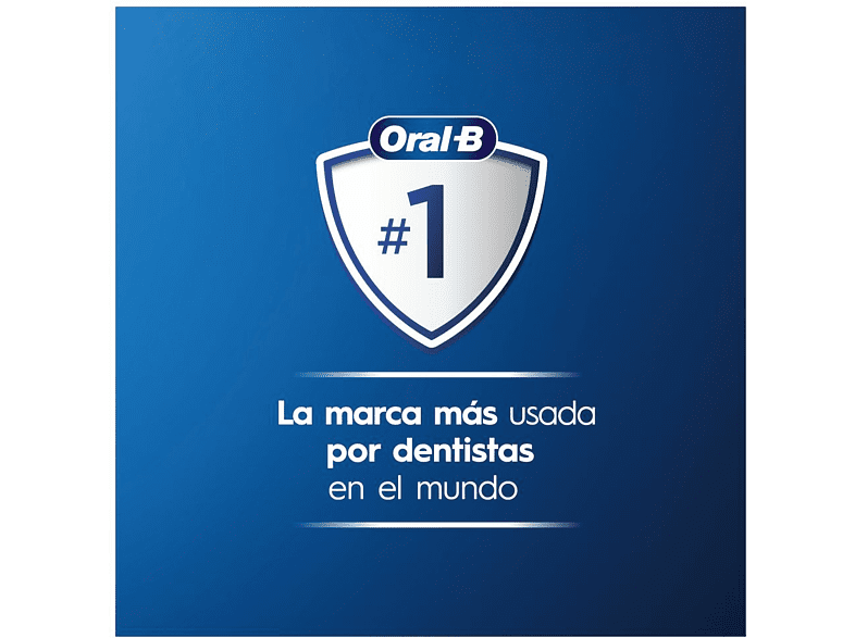 Cepillo eléctrico - Oral-B Vitality Pro, 3 modos de cepillado, 2 mangos, Negro y blanco, Diseñado Por Braun