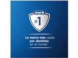 Cepillo eléctrico - Oral-B Vitality Pro, 3 modos de cepillado, 2 mangos, Negro y blanco, Diseñado Por Braun